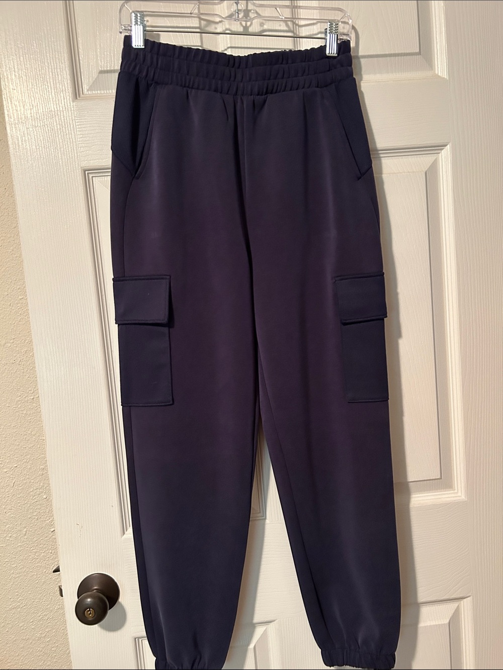 Women’s Cargo Jogger Pants in Dark Navy